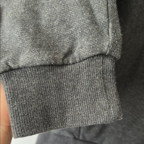 Puma Gray Hoodie with Bright Yellow Logo - Picture 6 of 7